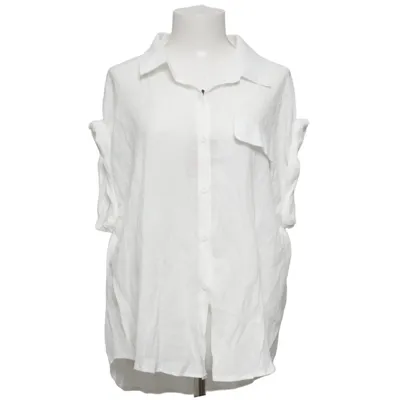 Korte mouwen shirt (Wit) van Shein Curve Polyester, Viscose
