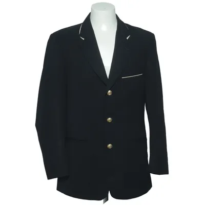 Blazer (Noir) de Uniform Partner Élasthane, Polyester, Laine