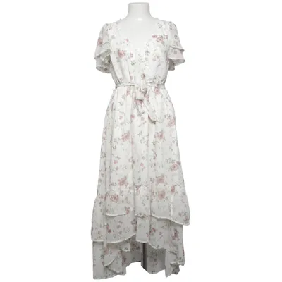 Långklänning (Vit, Flerfärgad) från Newbie by KappAhl Polyester