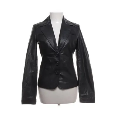 Læderblazer (Sort) fra VILA Clothes Læder