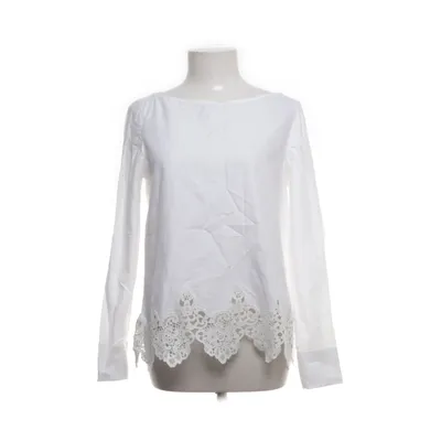 Blouse (Wit) van Massimo Dutti Katoen