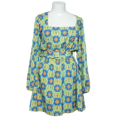 Jurk (Blauw, Geel, Meerkleurig) van Alcott Elastaan, Polyester