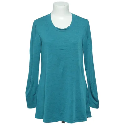 Long sleeve T-shirt (Blue) from Cappuccini Elastane, Polyester