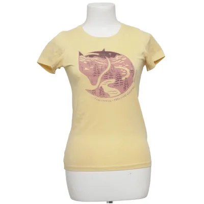 T-shirt (Gul) fra Fjällräven Bomuld