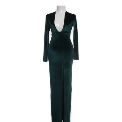 Aftonklänning (Grön) från PrettyLittleThing Elastan, Polyester