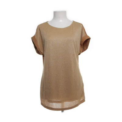 Top (Brown, Gold) from Sarah Kern Elastane, Metallic fiber, Polyamide, Viscose