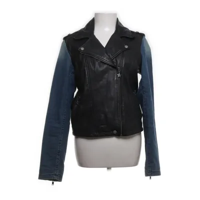 Lederjacke (Schwarz, Mehrfarbig) von Hilfiger Denim Baumwolle, Elasthan, Leder, Polyester