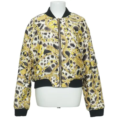 Bomberjakke (Sort, Guld, Beige) fra H&M x Moschino Akryl, Elastan, Polyamid, Polyester, Viscose