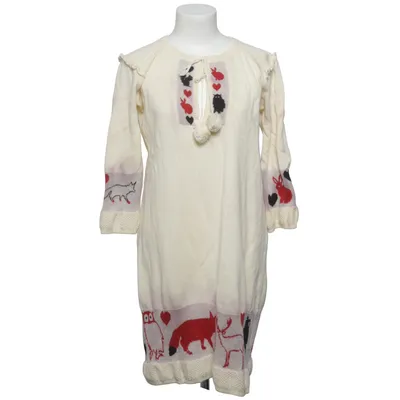 Robe (Blanc, Rouge, Noir) de Ivana Helsinki Laine de mouton