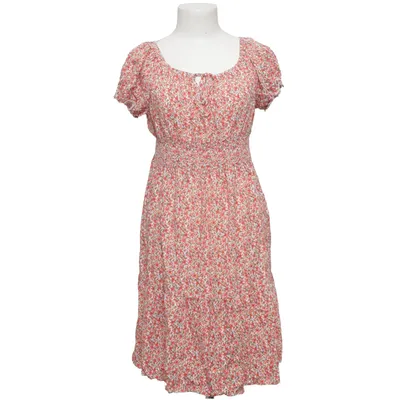 Dress (White, Red, Multicolored) from Comeng Viscose