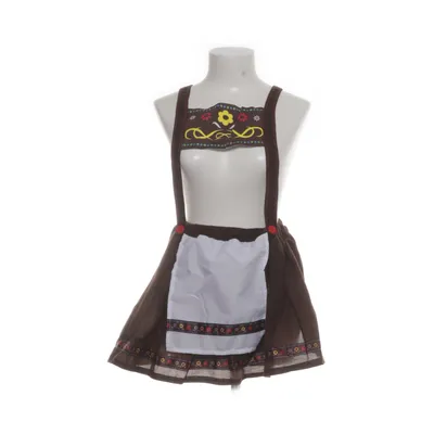 Folkedragt (Brun, Hvid, Flerfarvet) fra Wicked Costumes Polyester