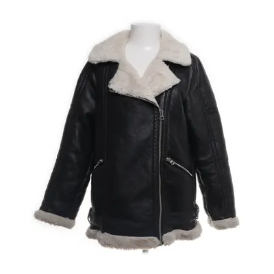 Shearlingjacka (Svart, Beige) från Pull & Bear Polyester