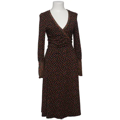 Robe portefeuille (Noir, Orange, Jaune) de Monton Élasthane, Viscose