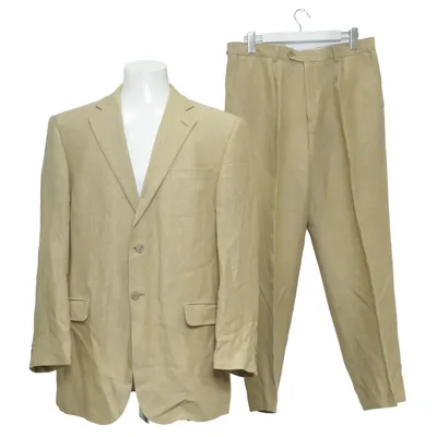 Pak (Beige) van Peter Adam's Linnen, Viscose, Wol