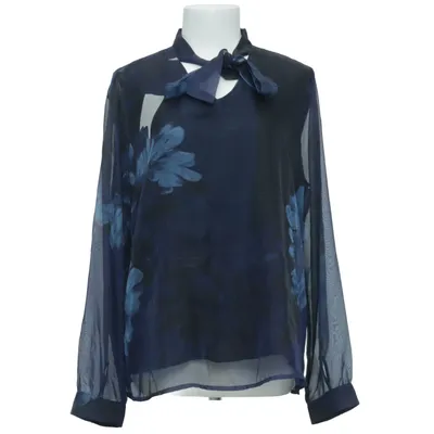 Bluse (Blå, Sort) fra Dranella Polyester, Viscose