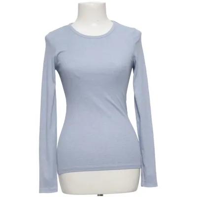 Langærmet t-shirt (Blå) fra FSBN Sister Bomuld, Elastan, Polyester
