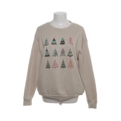 Sweatshirt (Beige, Multicolored) from Shein Polyester