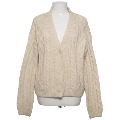 Cardigan (Beige) fra Knowledge Cotton Apparel Alpacauld, Bomuld, Uld