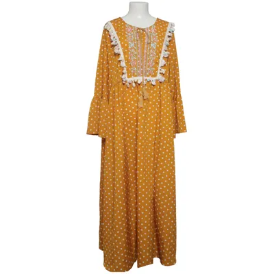 Maxi jurk (Geel) van Shein Curve Katoen, Polyester