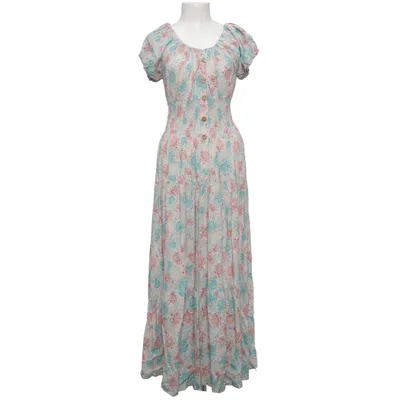 Maxi dress (Blue, Pink, Multicolored) from Leana Mode Elastane, Viscose