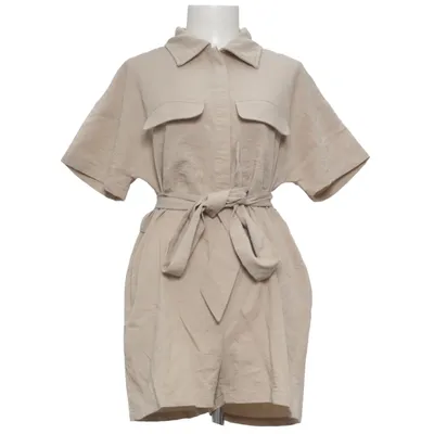 Jumpsuit (Beige) from Misspap Polyamide, Polyester, Viscose