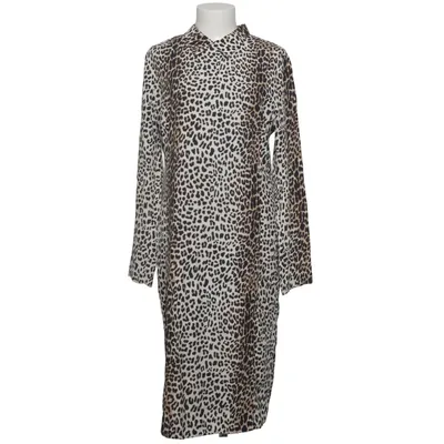 Jurk (Beige, Zwart, Bruin) van Rika Polyester, Viscose