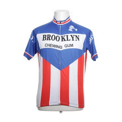 Cykeltröja (Blå, Vit) Polyester