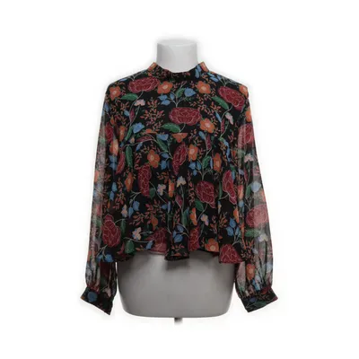 Blus (Svart, Flerfärgad) från Zara Trafaluc Polyester