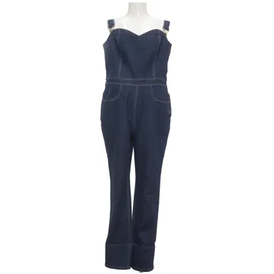 Salopette (Bleu) de Collectif London Coton, Élasthane, Polyester