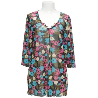 Tuniek (Zwart, Meerkleurig) van Okay Elastaan, Polyester