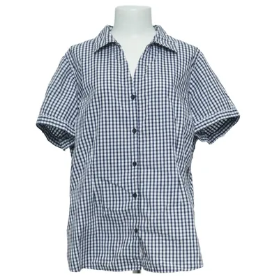 Chemise à manches courtes (Bleu, Blanc) de Basic Editions