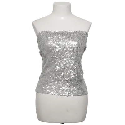 Tubtopp (Silverfärgad) från VILA Clothes Elastan, Polyester, Viskos