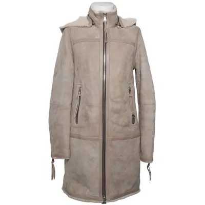 Shearlingjacka (Beige) från Oakwood