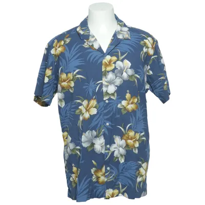 Short sleeve shirt (Blue, Multicolored) from Premium by Jack & Jones Cotton, Viscose