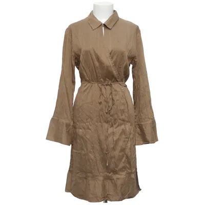 Slå-om-kjole (Beige) fra Noa Noa Silke