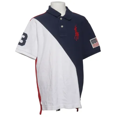 Polotrøje (Blå, Hvid, Rød) fra Polo Ralph Lauren