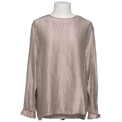 Blus (Beige, Röd) från Sharper Image Silke