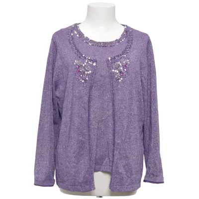 Twinset (Violet) de Atelier GS Fibre métallique, Polyamide, Viscose