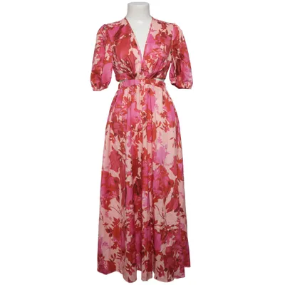 Långklänning (Rosa, Röd, Flerfärgad) från Shein Elastan, Polyester