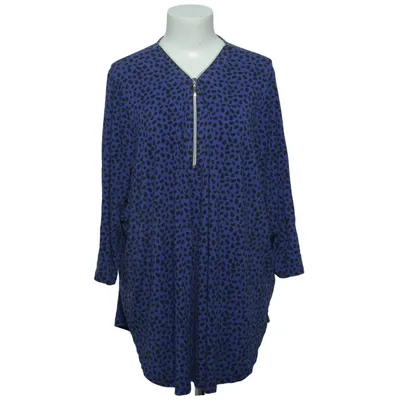 Robe (Bleu, Noir) de Emilia Lay Élasthane, Viscose