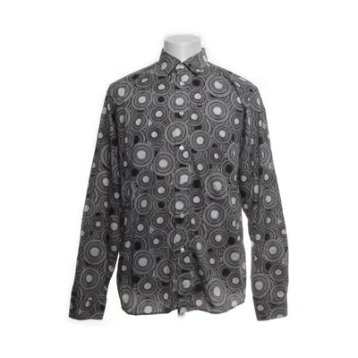 Shirt (Grijs, Zwart, Wit) van Eton Katoen