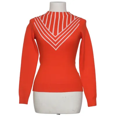 Tröja (Röd, Vit) från Karen Millen Polyester, Viskos