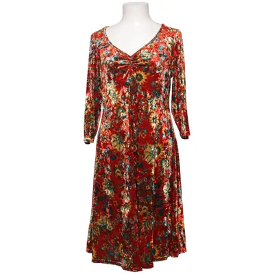 Kleid (Rot, Mehrfarbig) von Stockholms Klänningsfabrik Elasthan, Polyamid, Polyester