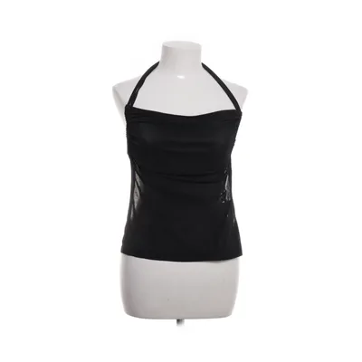 Halterneck top (Sort) fra Shein Elastan, Polyester