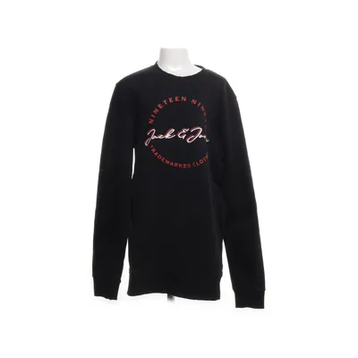 Sweatshirt (Black) from Jack & Jones Cotton, Polyester