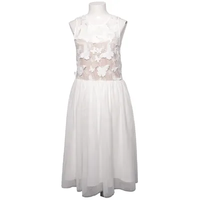 Robe de cocktail (Blanc, Beige) de Apart Glamour Polyester
