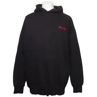 Hoodie (Black) from Playboy x Missguided Cotton, Polyester