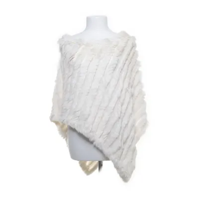 Bont poncho (Wit) van Maclauren Acryl, Bont