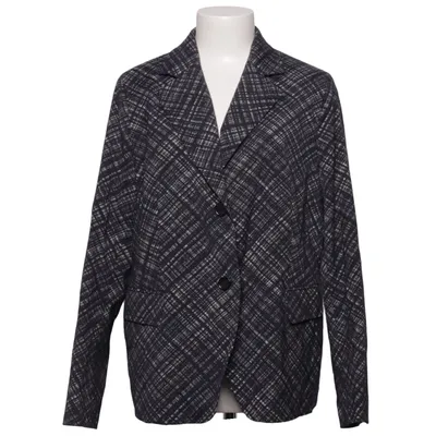 Blazer (Sort, Hvid) fra Sônia Bogner Bomuld, Cupro, Elastan, Polyester