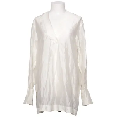 Blus (Vit) från By Malene Birger Lyocell, Polyester